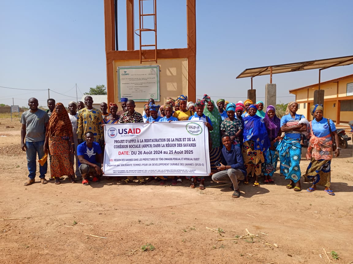 Femmes bénéficiaires ONG SF2D-S